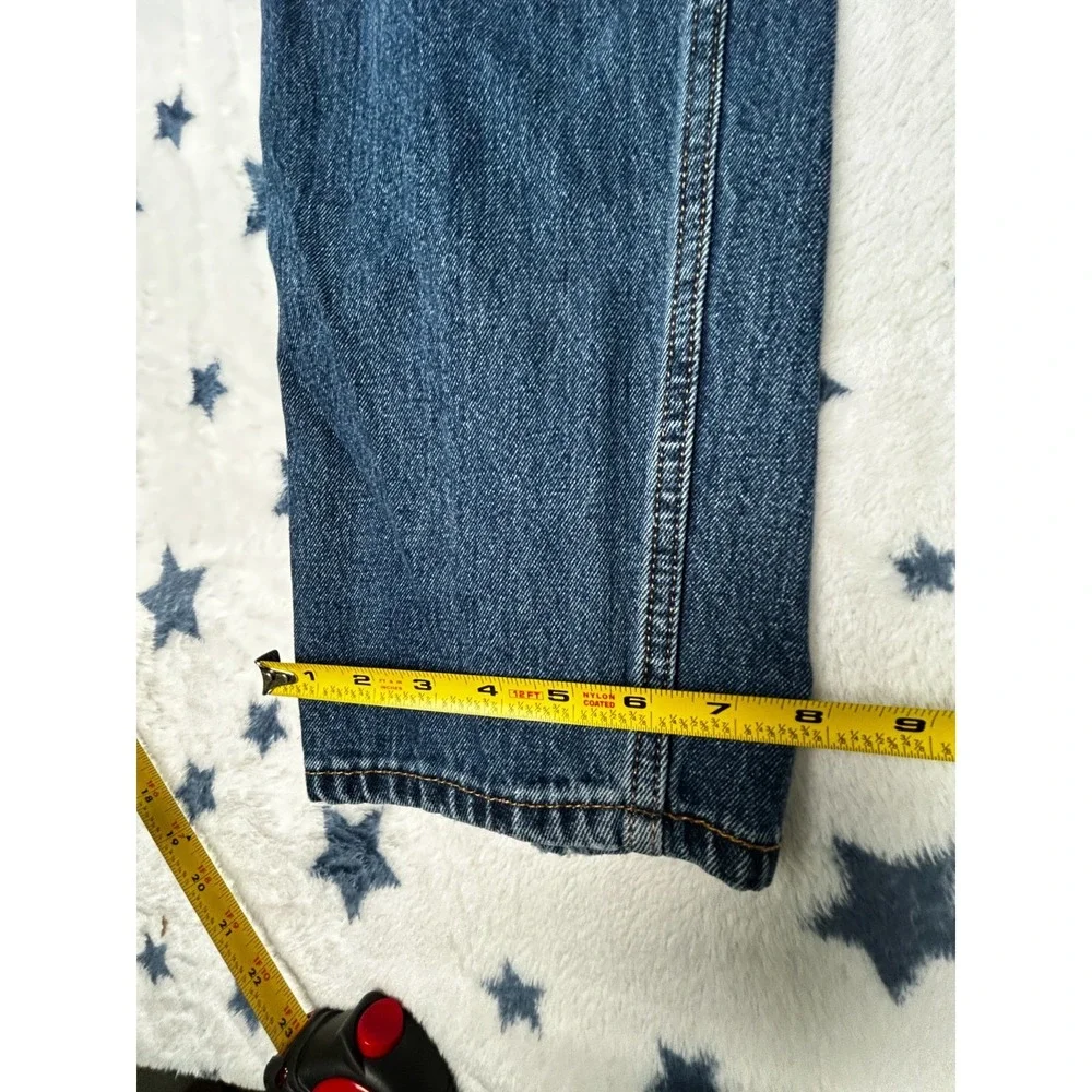 Vintage Levi's 505 Mens 36x32 Blue Regular Fit Straight Leg Denim Jeans